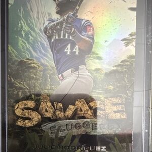 Topps 2025 Stadium Club Savage Sluggers Julio Rodriguez SS-1 Seattle Mariners